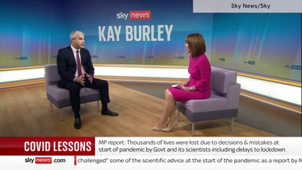 Covid failures report: Steve Barclay doesn't apologise for faliures by the Government during the Pandemic