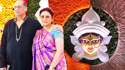 Border Actress Sharbani Mukherjee Spotted At Durga Puja Pandal In Mumbai