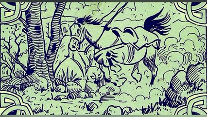 Le cheval est accompagné de son maître... A vous de le retrouver