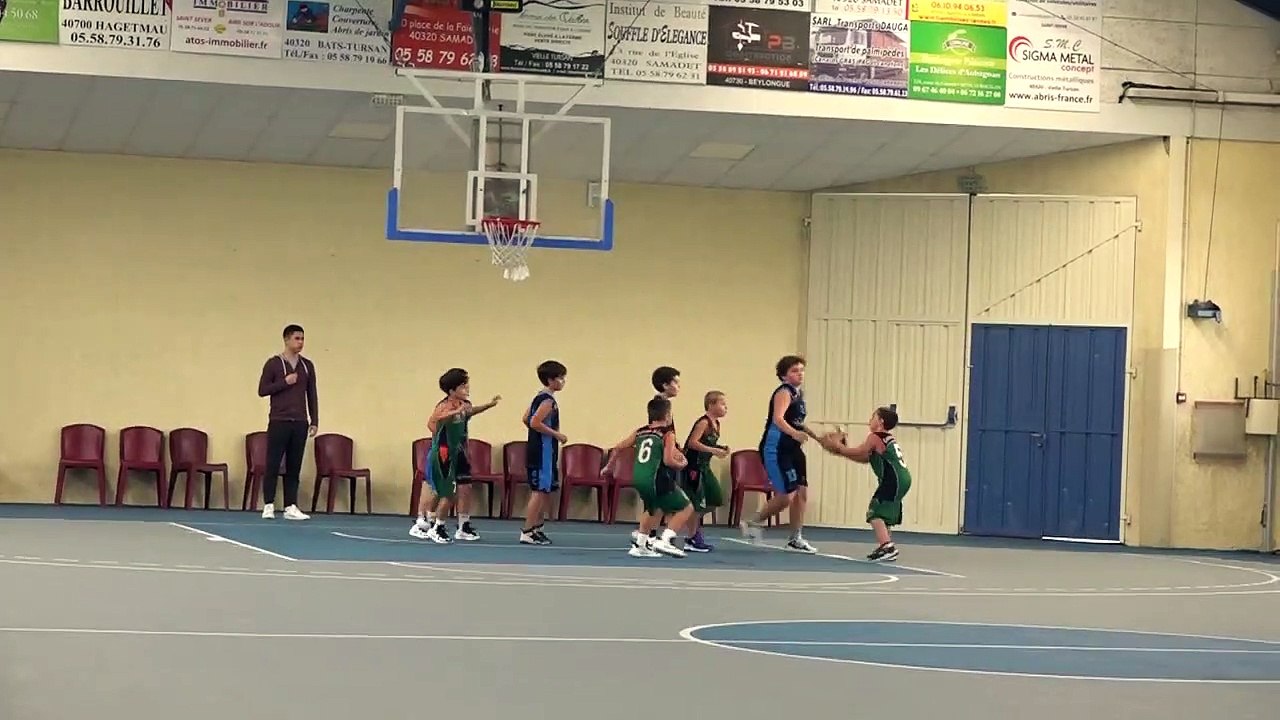 09.10.2021 U11 Poussins 1  Tursan Basket Chalosse  - Coteaux du Luy  1e Partie