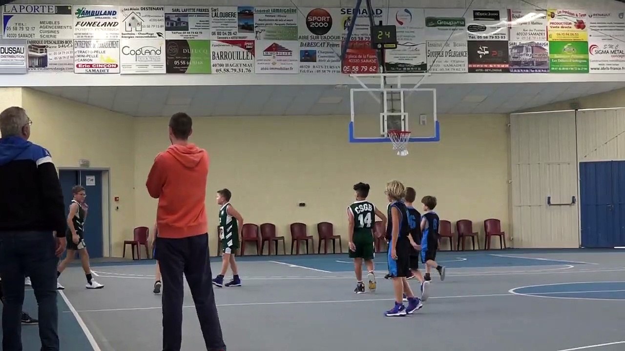 09.10.2021 U11 Poussins 2 TBC  - Cassen  Saint Geours Basket  1e Partie