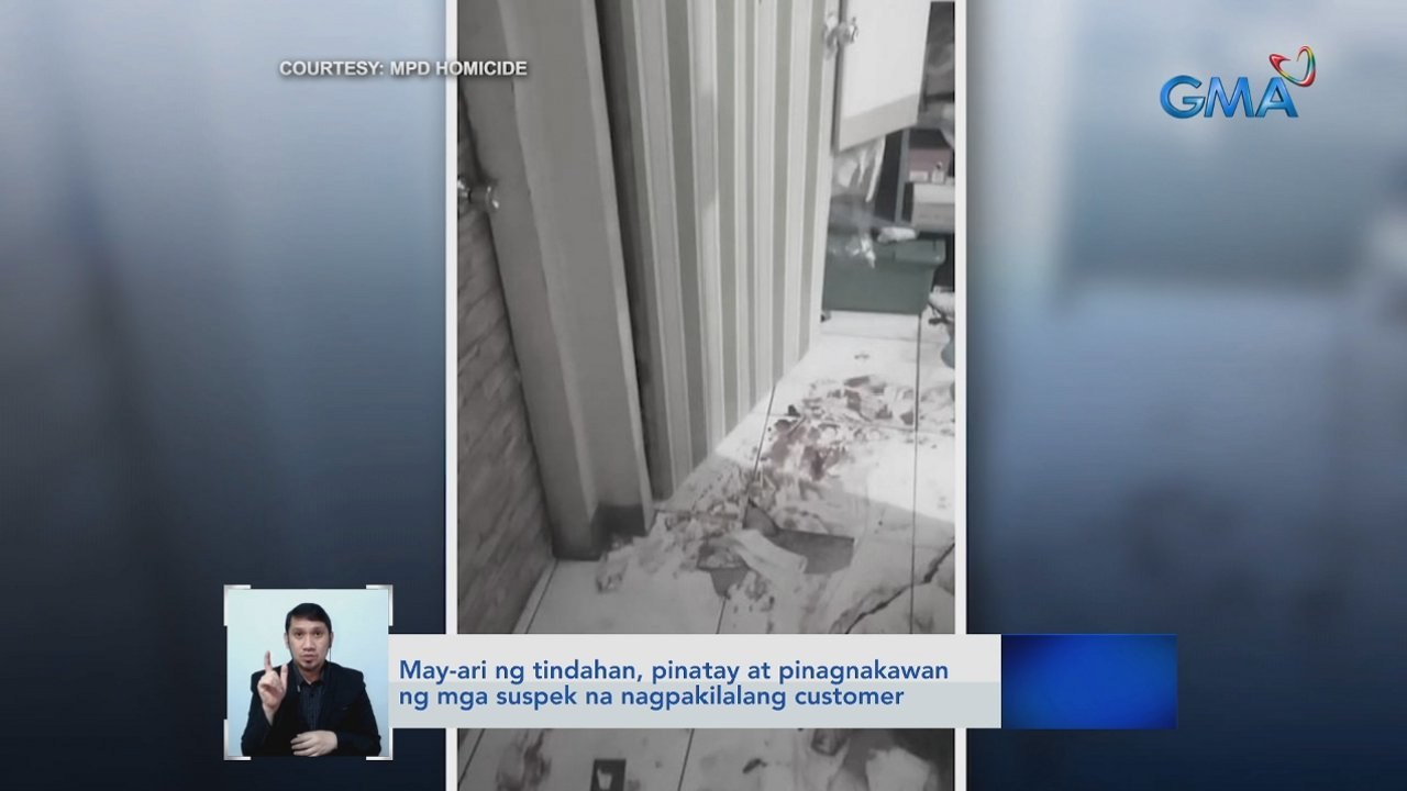 May-ari ng tindahan, pinatay at pinagnakawan ng mga suspek na nagpakilalang customer | Saksi