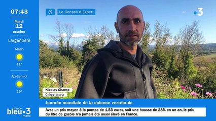 12/10/2021 - Le 6/9 de France Bleu Drôme Ardèche en vidéo