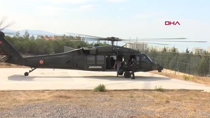Son dakika! JANDARMADAN HELİKOPTERLİ TRAFİK DENETİMİ