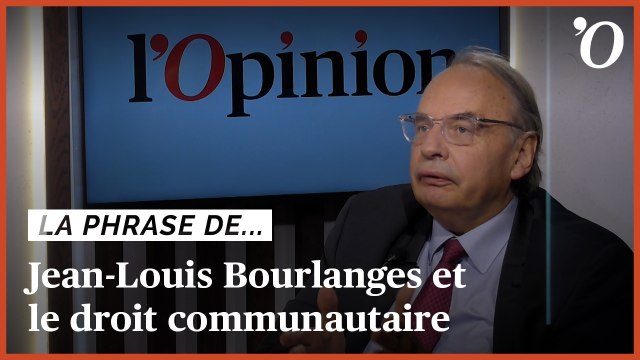 Jean-Louis Bourlanges (MoDem): «En remettant en cause le droit communautaire, Michel Barnier m’a déçu»