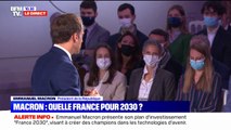 Emmanuel Macron présente son plan d'investissement 