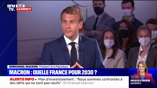 Plan France 2030 : pour Emmanuel Macron, il y a un troisième défi: le défi des inégalités, qu'il ne faut pas négliger