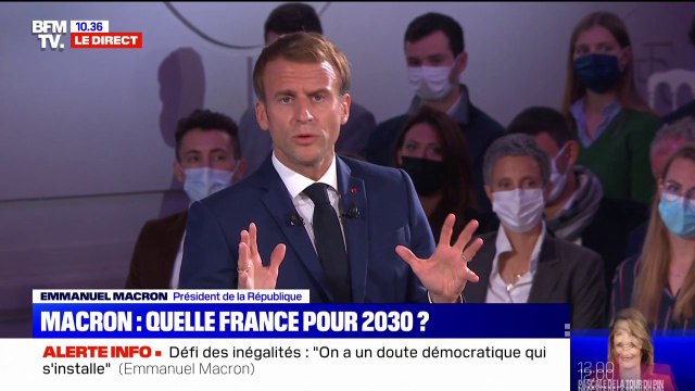 Personne ne pensait qu'on pouvait manquer de masques : Emmanuel Macron veut rebâtir les termes d'une indépendance productive française et européenne