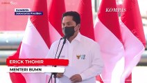 Menteri BUMN Erick Thohir Laporkanl Kinerja PT Freeport Indonesia ke Presiden Jokowi