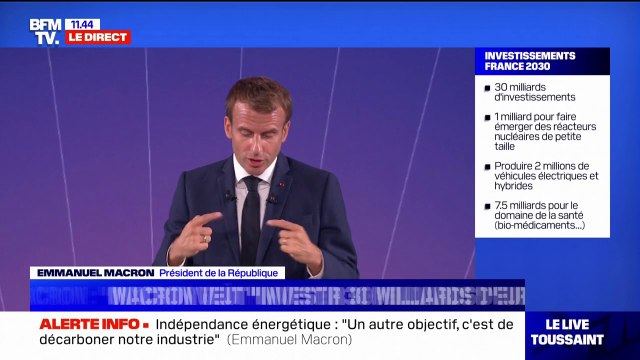 Emmanuel Macron: On doit garantir notre approvisionnement en plastiques et métaux et investir dans le recyclage