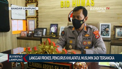 Langgar Prokes, Pengurus Khilafatul Muslimin Jadi Tersangka