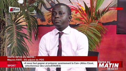 Mayoro Faye, SG adjoint du PDS invité dans infos du matin du 12 Octobre 2021