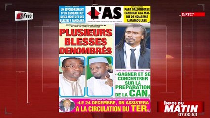 Infos du matin 12 Octobre 2021 - Revue des titres & proverbe du jour avec Mor Talla Gaye
