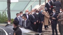 Cumhurbaşkanı Erdoğan, AK Parti İstanbul milletvekili İsmet Uçma'nın cenazesine katılmak üzere Marmara İlahiyat Camii'ne geldi