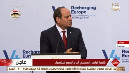 السيسي: مصر رفضت من منظور حقوق الإنسان المزايدة باللاجئين واحنا بنسميهم ضيوف وليس لاجئين
