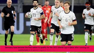 Germany Become The First Team To Qualify For Qatar 2022 World Cup