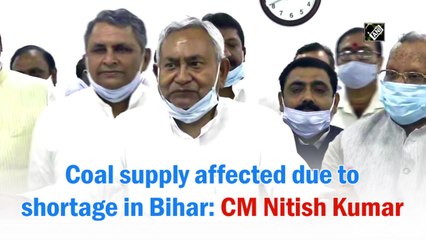 Coal supply affected due to shortage in Bihar: CM Nitish Kumar