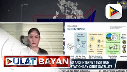 PHL space agency, ilulunsad ang internet test run sa bansa gamit ang Non-Geostationary Orbit Satellite
