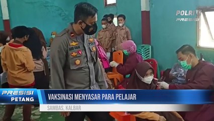 Sasar Pelajar, Polsek Sajad Gelar Vaksinasi Massal Covid-19