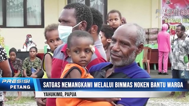 Satgas Binmas Noken Polri Gelar Bakti Sosial & Pemeriksaan Kesehatan pada Masyarakat
