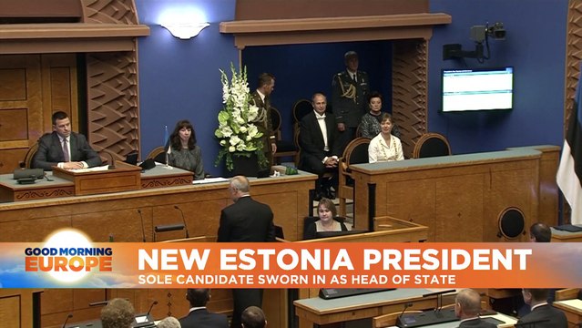 Alar Karis sworn in as Estonia's new president