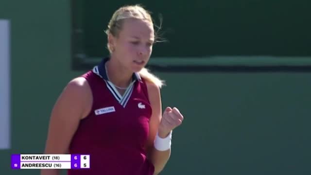 Indian Wells - Tenante du titre, Andreescu chute face à Kontaveit