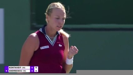 Indian Wells - Tenante du titre, Andreescu chute face à Kontaveit