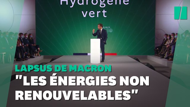 Investir dans les énergies non renouvelables ? Le lapsus de Macron est mal tombé