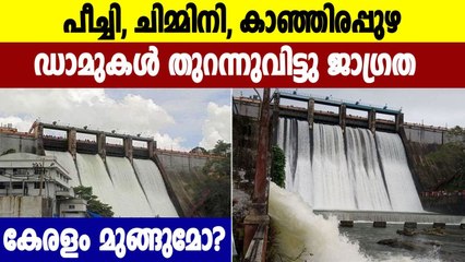 Peechi, Chimmini, Kanjirapuzha Dams opened, Alert Issued in river areas, Watch Video