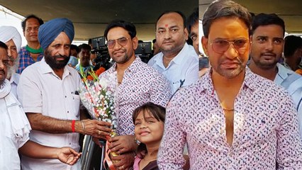 मंत्री बलदेव सिंह ओलखा की मौजूदगी में शुरू हुई निरहुआ -आम्रपाली की ‘फसल’ की शूटिंग