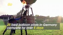 Full of Hot Air! German Balloonists Take To the Skies for Hot-air Balloon Championships!