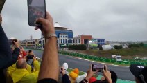Arranque do GP da Turquia visto das bancadas