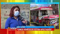 Micro rompe frenos y provoca choque múltiple en La Paz; 15 personas fueron trasladadas a hospitales