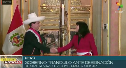 Nuevo gabinete peruano recibe confianza social