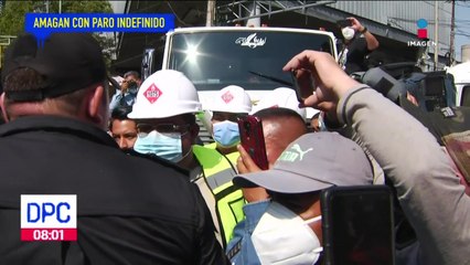 Gaseros protestan en el Valle de México