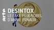 Le fake prix Nobel d'Annie Ernaux | Désintox | ARTE