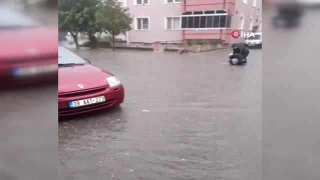 Son Dakika | Trakya'da sel: Edirne ve Tekirdağ'da sonra yağış Kırklareli'ni de vurdu