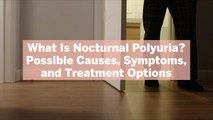 What Is Nocturnal Polyuria? Possible Causes, Symptoms, and Treatment Options