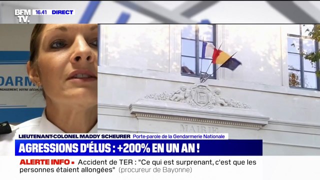 Agressions d'élus: le lieutenant-colonel Maddy Scheurer détaille le moyen mnémotechnique proposé par la Gendarmerie nationale pour résoudre la situation dans laquelle les élus se trouvent