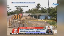 Kotse, humarurot at bumagsak sa bubong ng isang bahay | 24 Oras