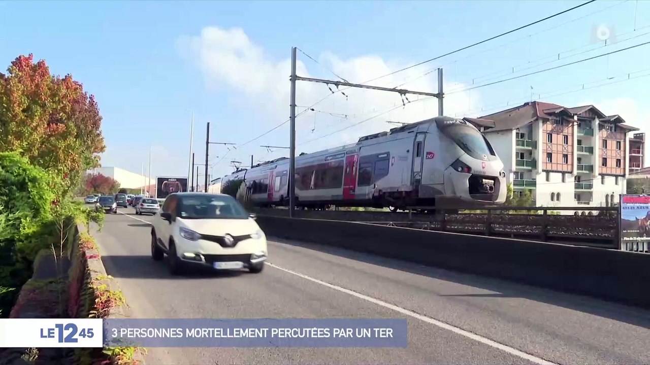 Saint-Jean-de-Luz: Un TER percute ce matin 4 personnes faisant 3 morts - Le pronostic vital de la personne blessée sérieusement "n’est plus engagé" (Procureur de Bayonne)