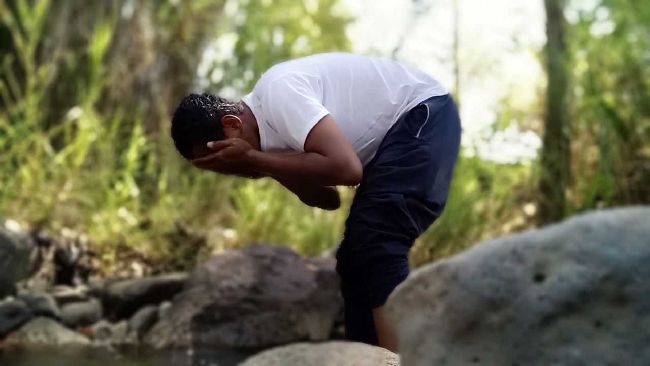 suasana alam pedesaan,,suara air sungai yang bikin kita tentram dan betah