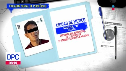 Violador serial de periférico es capturado