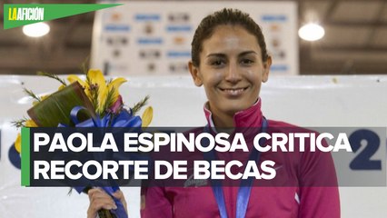 "Increíble e injusto": Paola Espinosa lamenta reducción de becas a deportistas