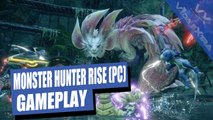 Monster Hunter Rise en PC - ¡Abatimos al brutal Mizutsune con la ballesta ligera!
