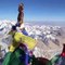 Vue à 360 degrés depuis le sommet du Mont Everest par temps clair