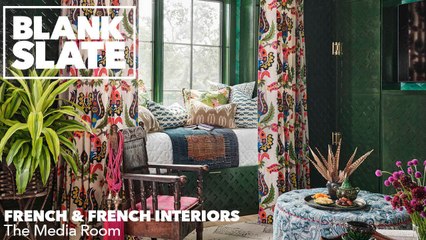 This Small Media Room Is Full Of Hidden Storage I Blank Slate