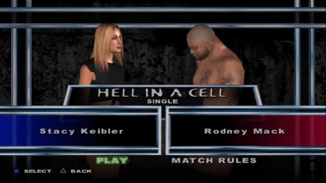 Here Comes the Pain Stacy Keibler(ovr 100) vs Rodney Mack
