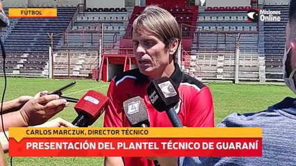 Presentación del plantel técnico de Guaraní