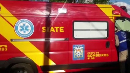 Homem de 32 anos fica ferido após cair de quatro metros de altura no Periolo